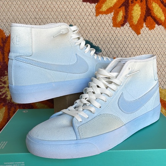 Nike SB BLAZER COURT MID PREMIUM Celestine Blue Men’s sneakers - athletic shoes - Picture 10 of 16